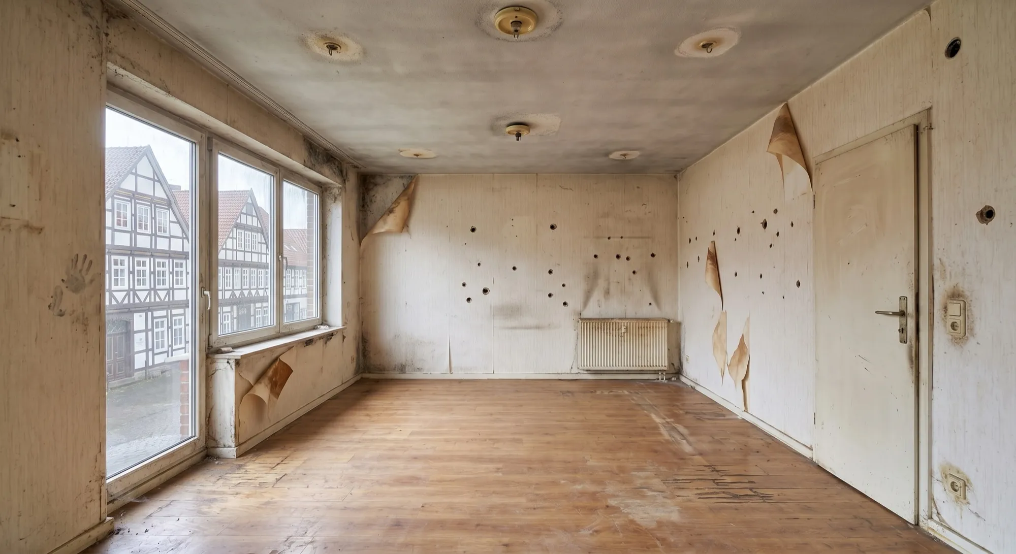 Wohnung vor der Renovierung